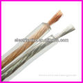 China factory transparent PVC speaker audio wire